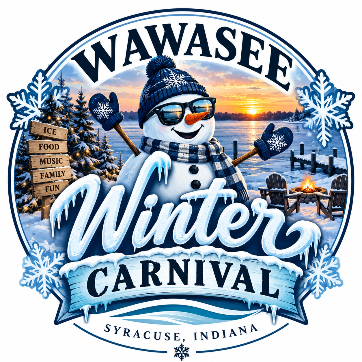 Wawasee Winter Carnival badge